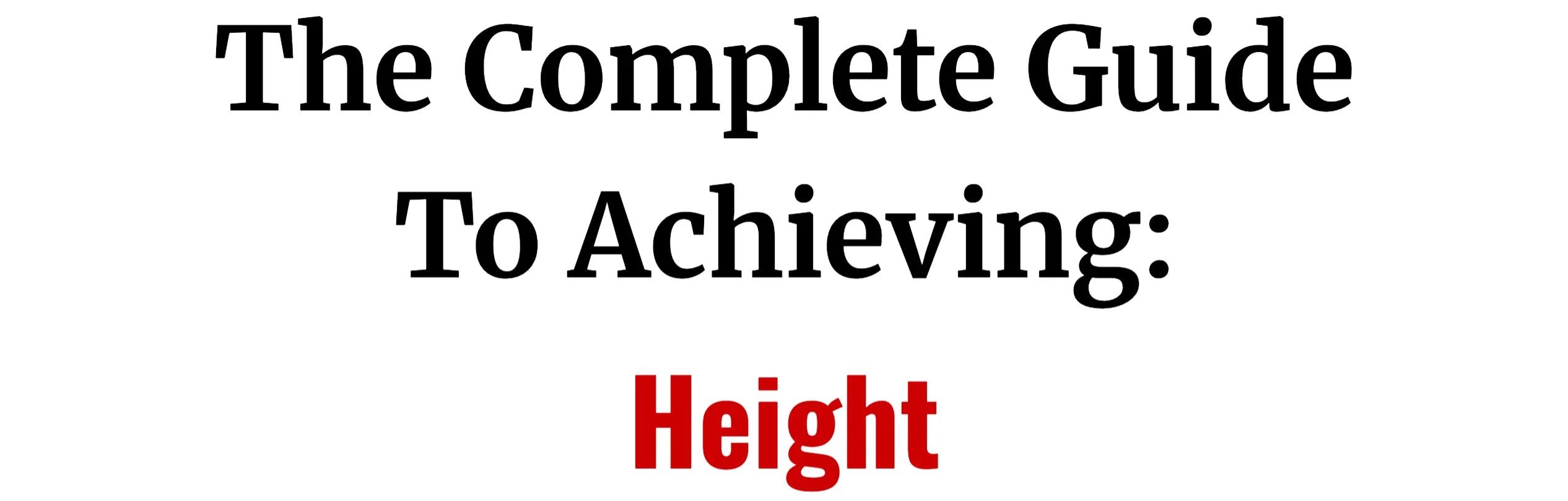 Height Growth V2 – Complete Guide to Getting Taller (Only Rs. 490)